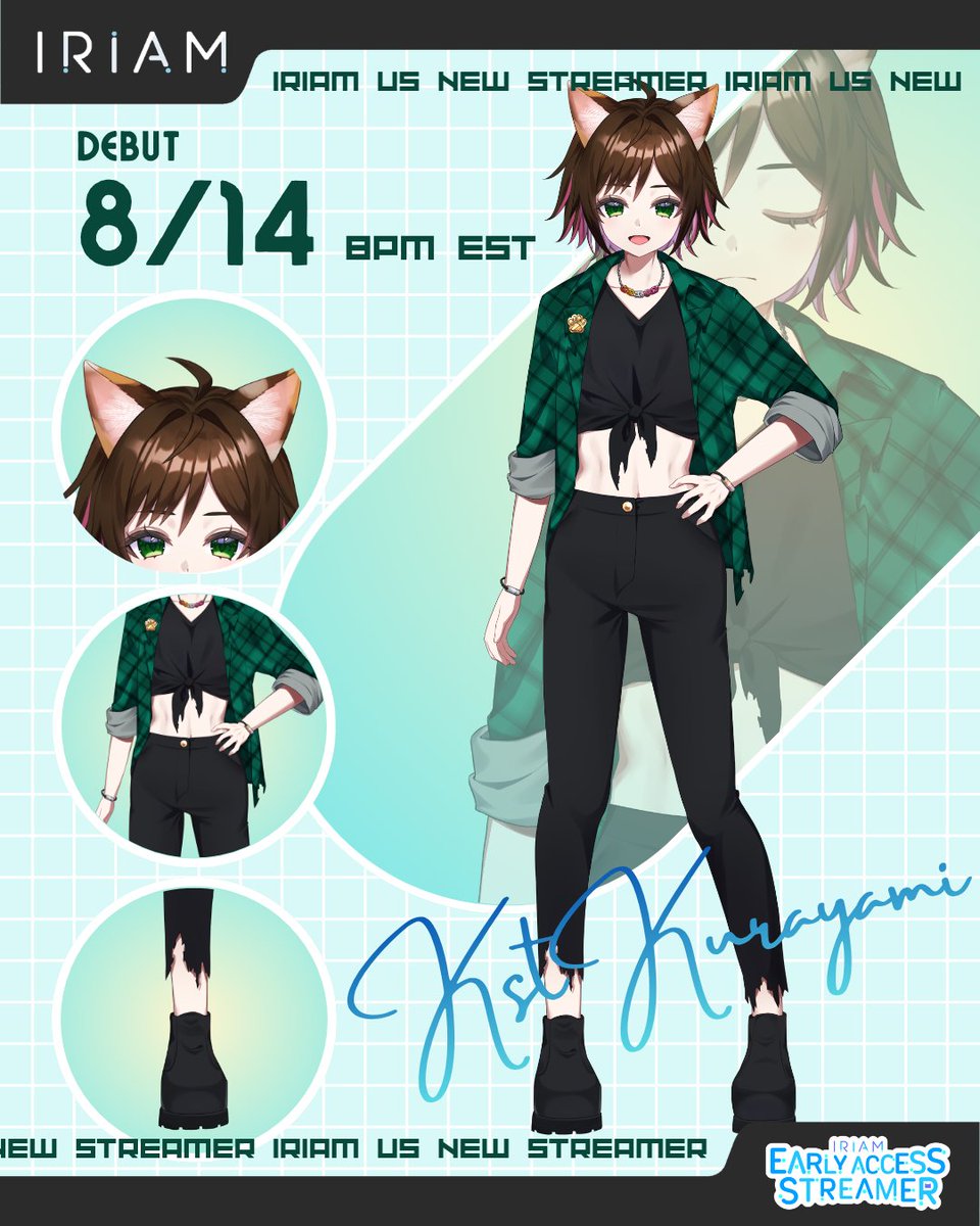 KatKurayami's tweet photo. It's time I fully introduce myself

My name is Kat Kurayami 😺🎤, your neighborhood eppy catgirl. I am a musician and voice over artist, and it's time for me to #JumponIRIAM as an #IRIAMEarlyAccess streamer! @IRIAM_US

Debut date: August 14 @ 8pm EST

Can't wait to meet y'all! https://t.co/wTfZ3AEYV3