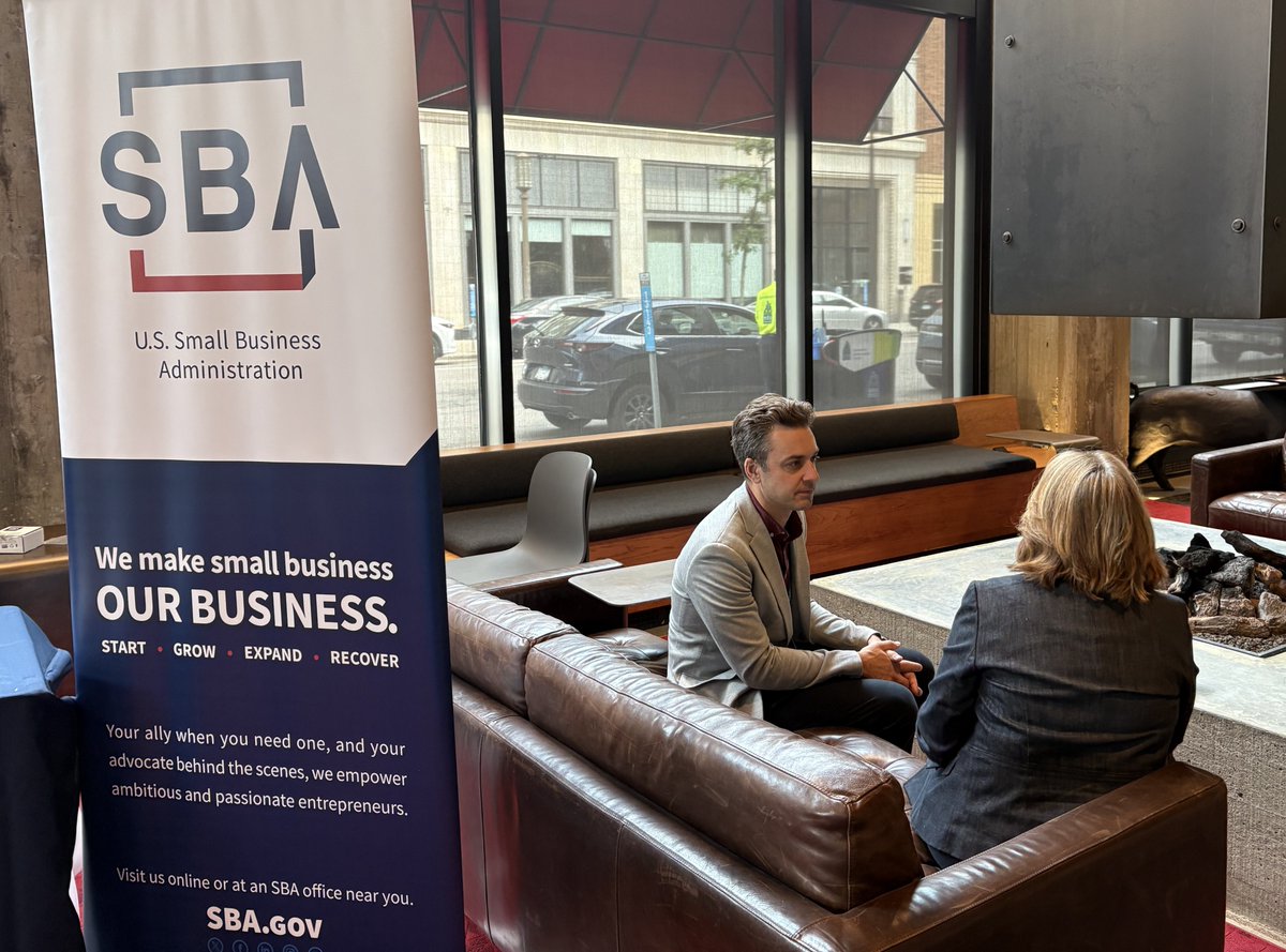 sba_minnesota's tweet photo. Great day connecting with women entrepreneurs at NAWBO MN's Women's Ignite event! Our SBA MN team shared info on SBA programs, resource partners &amp; lending options to help build successful, sustainable businesses. Thanks for having us!  #WomensIgnite #SBA #WomenInBusiness https://t.co/d8tTPiOJPI