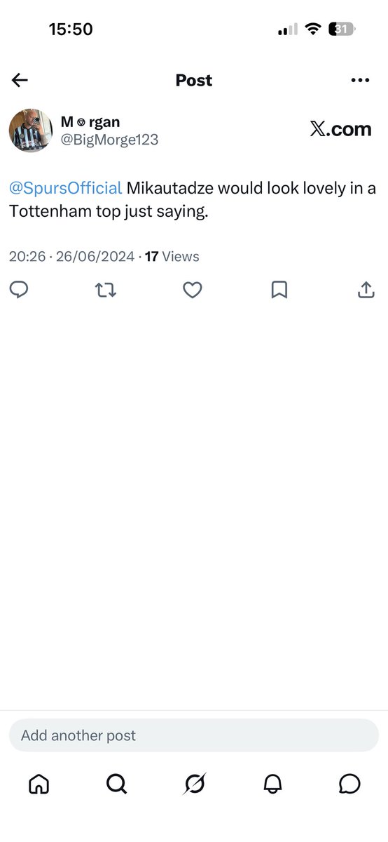 BigMorge123's tweet photo. @Talking_spurss Asked two years ago for him. https://t.co/UfjJQsRKE2