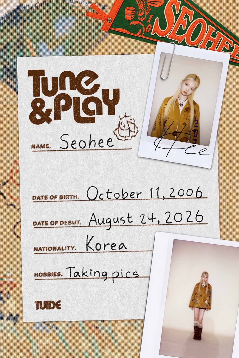 NewsTuide's tweet photo. ༄.°  Get to know TUIDE

01. #SEOHEE 🎂
DOB: October 11 2006
Natuonality: 🇰🇷
Hobby: Taking Pics

#TUIDE #튜이드
#TUNEnPLAY https://t.co/Ea3i0ddaLp