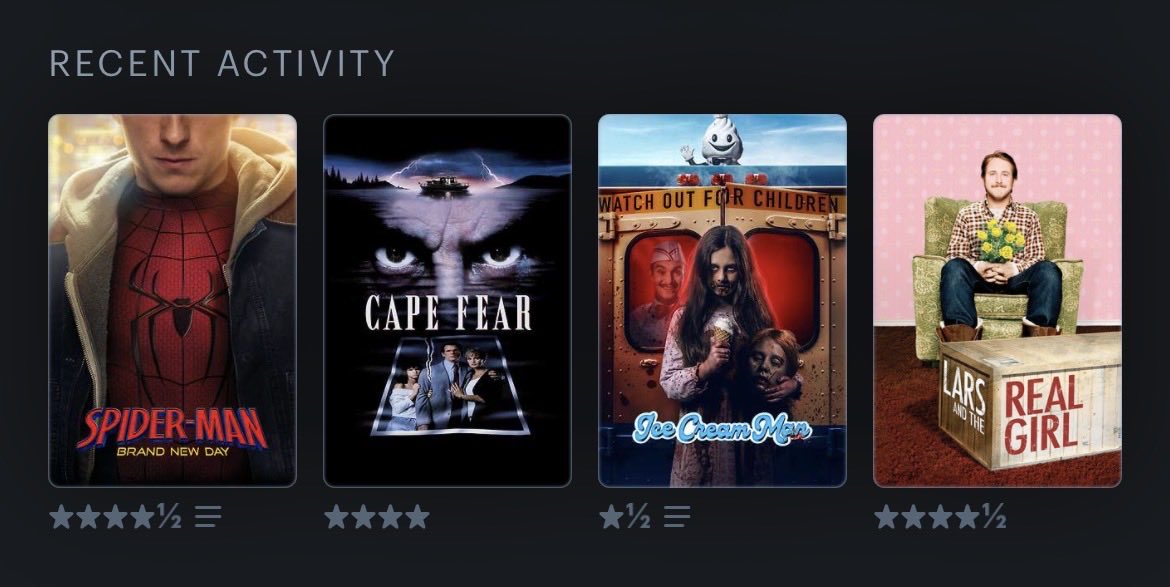 blockylemons96's tweet photo. #LetterboxFriday #LastFourWatched https://t.co/8bwWmvqa8y