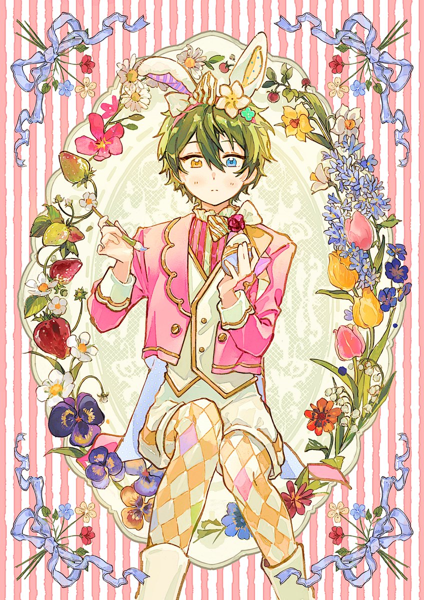 T_tokizou's tweet photo. 🍓🐰🥚 https://t.co/Hj6dqlW05i