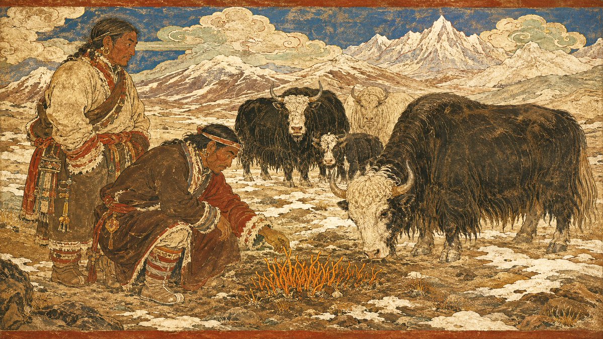 HalfHillFarm's tweet photo. In the 12th century, indigenous yak herders traversing the high-altitude, oxygen-depleted Tibetan Plateau made an intuitive observation of nature that soon supported their healthy stamina in harsh conditions.

Learn More: https://t.co/7SKcAIyzJn #functionalmushrooms #mushrooms https://t.co/QYM2VTPWjo