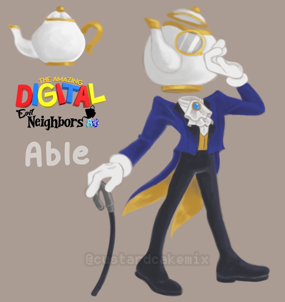 custardcakemix's tweet photo. Close-up reference for my take on the Blue Ai :))

#tadc #tadcable #tadcevilneighborsau https://t.co/nByF4PVPFf