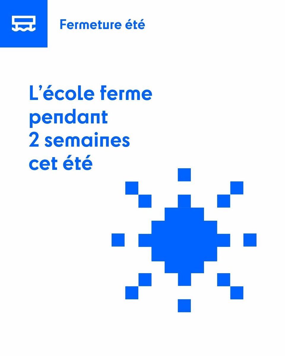 LaPlateformeIO's tweet photo. 🌞 Fermeture estivale de La Plateforme 🌞

👉 L'école La Plateforme_ ferme ses portes pour les vacances d'été du lundi 10 août au dimanche 23 août.

A très vite ! 🌊
#Vacances #Été #FermetureÉcole #BonnesVacances #Repos #Rentrée2025 https://t.co/LBwfGKp0PX