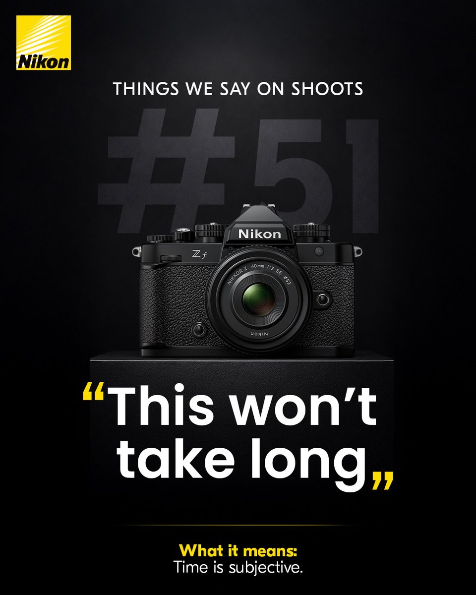 NikonIndia's tweet photo. If you’ve ever been on a shoot, you’ve definitely heard these. Swipe through for some
behind-the-scenes truths.

For information on products, offers and more, visit https://t.co/O2lv6taHlk

#Nikon #NikonIndia #NIKKOR #NikonPhotography https://t.co/p01eAa2vHj