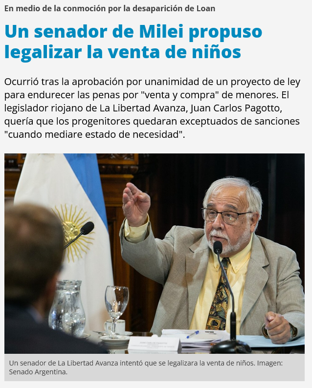 JuanPablodebo's tweet photo. @TraductorTeAma @PagottoJC @PagottoJC EL QUE QUIERE HACER UNA LEY PARA VENDER NENES? https://t.co/LC8Fmn5JZM