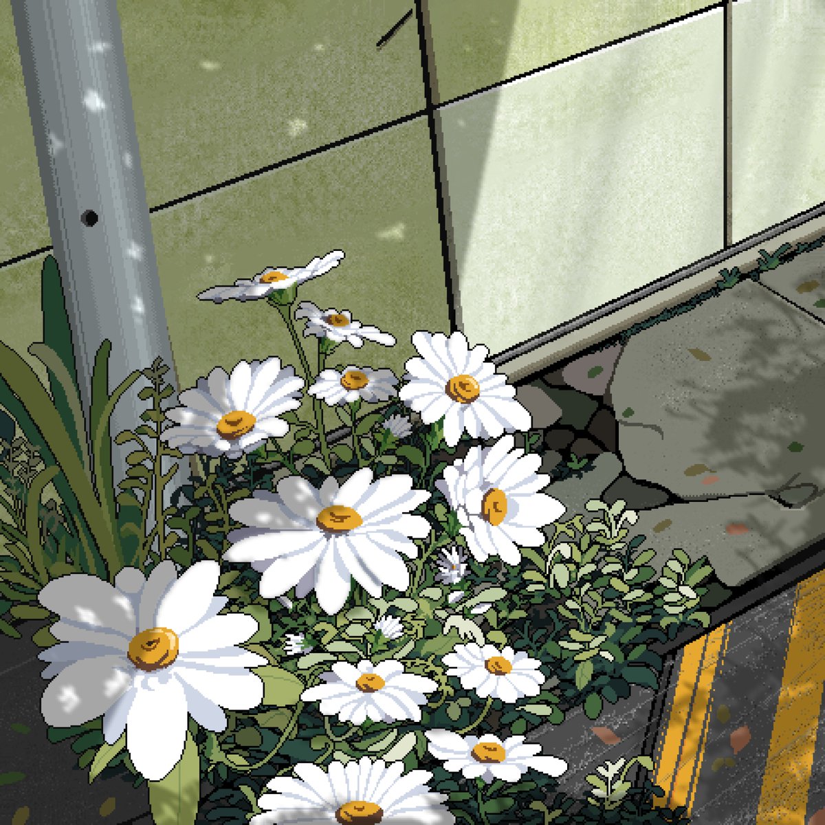 wynnpxl's tweet photo. “จงเปล่งประกาย🌟🌼”

shine bright no matter where we are.

hashtags: #pixelart #digitalart #ドット絵 https://t.co/ZwBdXUd2Q2