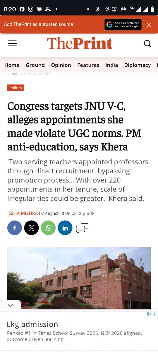 nit_set's tweet photo. Dear Editors at @ThePrintIndia, be better and cite the publication that did the investigation. Even Mr @Pawankhera, whose tweet you try to ride, provided you the link from @reporters_co of @alokrajput781's investigation.

You can read it here: https://t.co/Zvq0CpL50j https://t.co/T0Qg5M0qaY