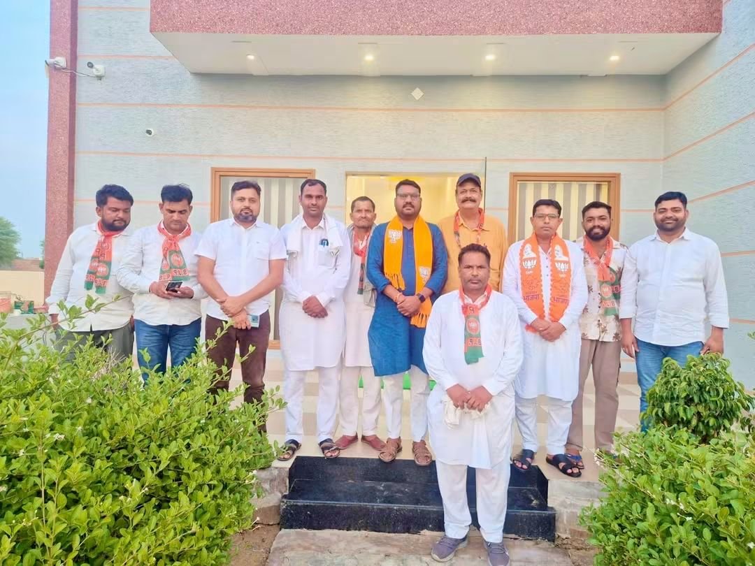 KrishanBhakar's tweet photo. आज श्री गंगानगर जिले विधानसभा क्षेत्र सूरतगढ़ के मंडल गोविंदसर में भाजपा पदाधिकारीयों के साथ संगठनात्मक बैठक। https://t.co/elYE1RPSNa
