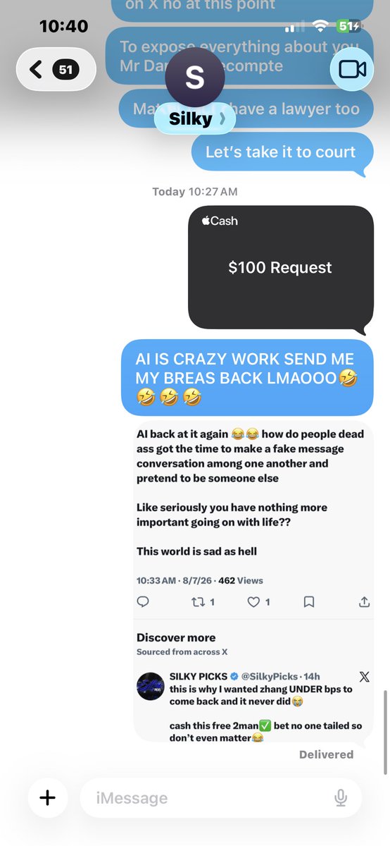 HighLocks3's tweet photo. @SilkyPicks I just want my money bro… https://t.co/SsnuOQ4x9X