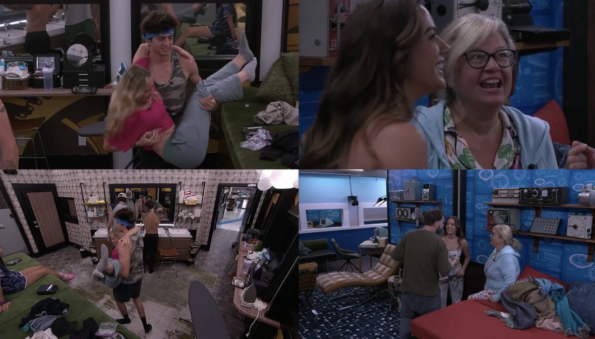kianabriscoe's tweet photo. Tired af but so worth it after last night 👏
“Thog’s tyrannical tour of terror” ending in a blindside, the craziness &amp; confusion frm the vote, the Icons playing it up, and LaLa winning the wall comp over that MMA guy as a have not… WE UP!! #BB28 https://t.co/wkBAbY6rpS