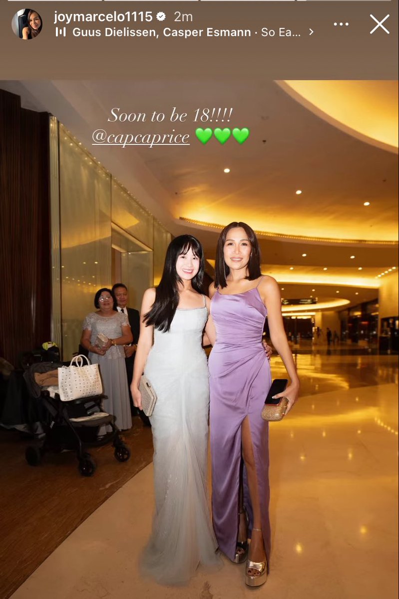 capofriceee's tweet photo. caprice with miss joy marcelo 🎀 soon to be 18 — excited na din sila na magdebut si cap #CapriceCayetano https://t.co/NFR4p0wZtu