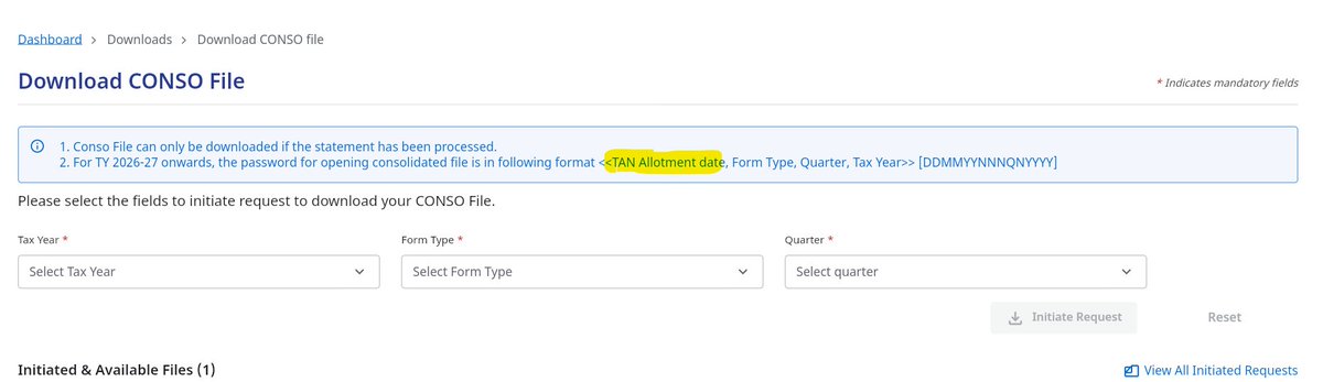 cassrawat's tweet photo. Who approved this? 🤦⁣⁣
⁣⁣
Old TRACES Conso File Password:⁣⁣
✅ TAN_RequestNumber⁣⁣
⁣⁣
New Password:⁣⁣
❌ TAN Allotment Date + Form Type + Quarter + Tax Year⁣⁣
⁣⁣
Now every CA, tax practitioner and deductor has to search for the 𝐓𝐀𝐍 𝐚𝐥𝐥𝐨𝐭𝐦𝐞𝐧𝐭 𝐝𝐚𝐭𝐞 just to open a downloaded file.⁣⁣
⁣⁣
You're already making us authenticate with 𝐀𝐚𝐝𝐡𝐚𝐚𝐫 𝐎𝐓𝐏 / 𝐃𝐒𝐂 to download the Conso file. Then why add another unnecessary hurdle to open it?⁣⁣
⁣⁣
Is the objective 𝐄𝐚𝐬𝐞 𝐨𝐟 𝐃𝐨𝐢𝐧𝐠 𝐁𝐮𝐬𝐢𝐧𝐞𝐬𝐬 or 𝐄𝐚𝐬𝐞 𝐨𝐟 𝐂𝐨𝐦𝐩𝐥𝐢𝐜𝐚𝐭𝐢𝐧𝐠 𝐂𝐨𝐦𝐩𝐥𝐢𝐚𝐧𝐜𝐞?⁣⁣
⁣⁣
We're opening a TDS Conso File, not accessing NASA's classified database.⁣⁣
⁣⁣
A little 𝐂𝐨𝐦𝐦𝐨𝐧 𝐒𝐞𝐧𝐬𝐞 in compliance design would save millions of man-hours.⁣⁣
⁣⁣
@IncomeTaxIndia @FinMinIndia @nsithq @PIB_India @mygovindia @AshwiniVaishnaw⁣⁣
⁣⁣
#TRACES #TDS #EaseOfDoingBusiness #TaxCompliance #CharteredAccountants #DigitalIndia