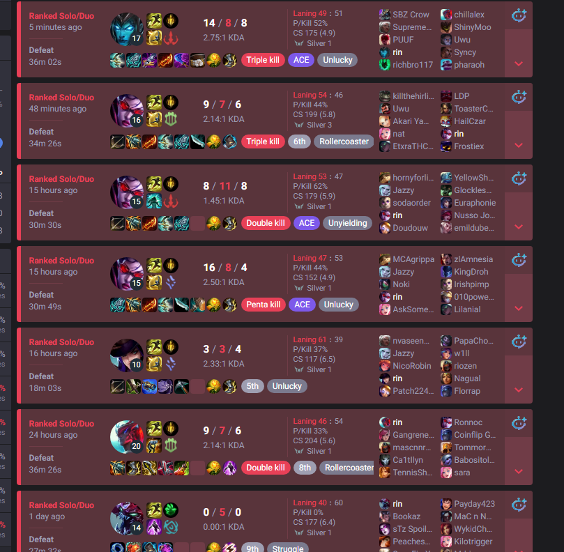 snowafterdrk's tweet photo. hey riot games im on a 7 game loss streak can i maybe win a game? https://t.co/dq42YK3L8K