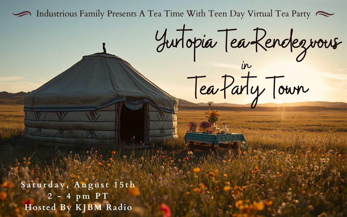 TeenDayBroadcst's tweet photo. Teen Day Radio invites you to listen to Tea Time With Teen Day tomorrow 12 Noon(PT) KCFJ AM570 Alturas/Reno and Sunday 2pm KJBM LA and participate in Tea Time With Teen Day Song Title Trivia Challenge. https://t.co/yt7TA4zgvC https://t.co/AP4ibPcmby