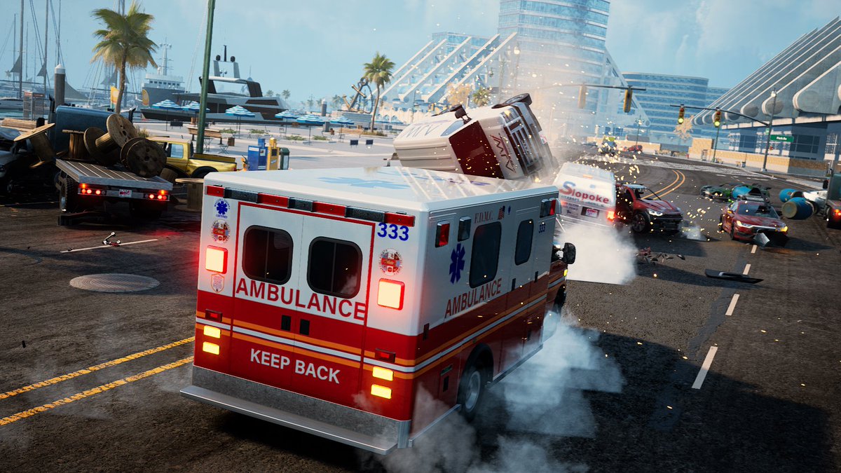 ArcadeDriving's tweet photo. Wreckreation 2 is being developed in the open with regular playtests for our community. We're opening up more slots all the time. For #ScreenshotSaturday, here are a selection of player screenshots. https://t.co/Kmfe7mWG2k
