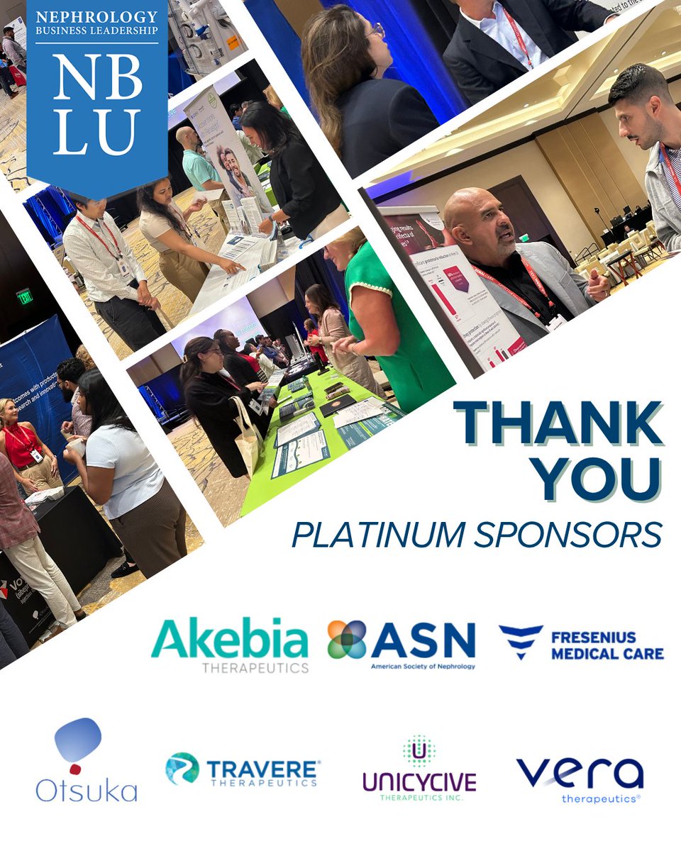 NBLUniv's tweet photo. Thank you to our sponsors for investing in the next generation of #nephrology leaders and helping second-year fellows build a stronger understanding of the business, economics, and evolving landscape of nephrology practice. #NBLU2026 https://t.co/Vij7yQE5Ew