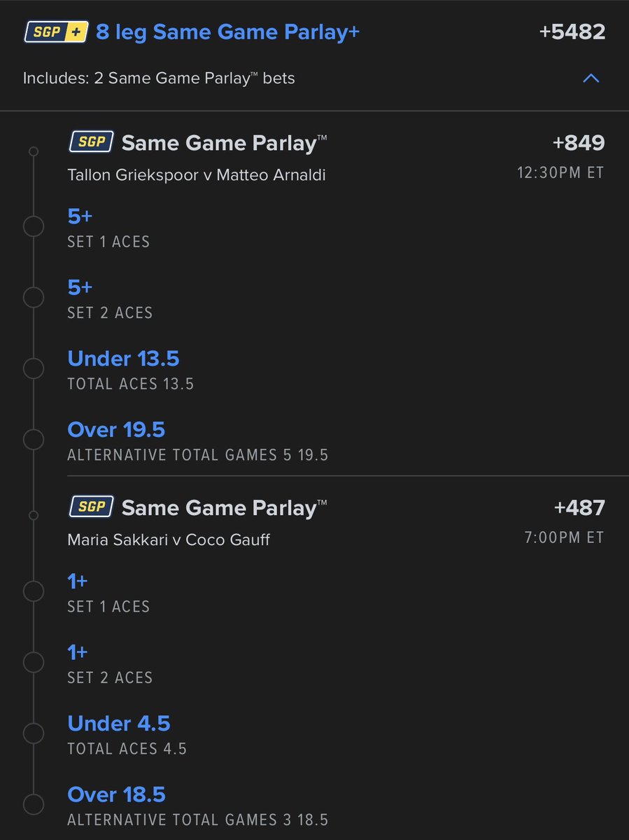 SGP_Vick's tweet photo. TENNIS LOTTO 

THANK ME LATER https://t.co/GrfHAlnNE5
