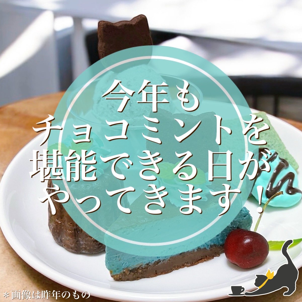 cafe_acchi_522's tweet photo. 喫茶タビネコにて、
「集まれチョコミント好きさん🌱
チョコミント好きさんの為のチョコミントイベント🌱」を開催します！
・日程
2026年8月22日(土)・23日(日)各3部制
＊完全予約制
・時間(各80分間)
①12:30〜13:50 
②14:10〜15:30
③15:50〜17:10
各時間定員5組(10名様)

つづく

#チョコミント https://t.co/DDfPLCubsD