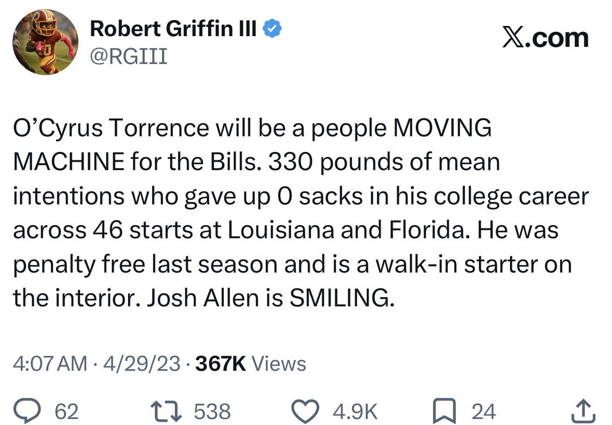 RGIII's tweet photo. 🎯 https://t.co/fkCGFpF6K9