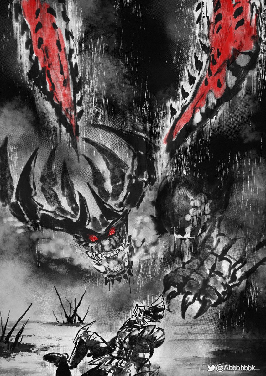 ABBBBBBK_'s tweet photo. 黒き雨 , モルドムント
The Black Rain, Morudomunto

#モンハン #MonsterHunter https://t.co/D42RRSJKQS