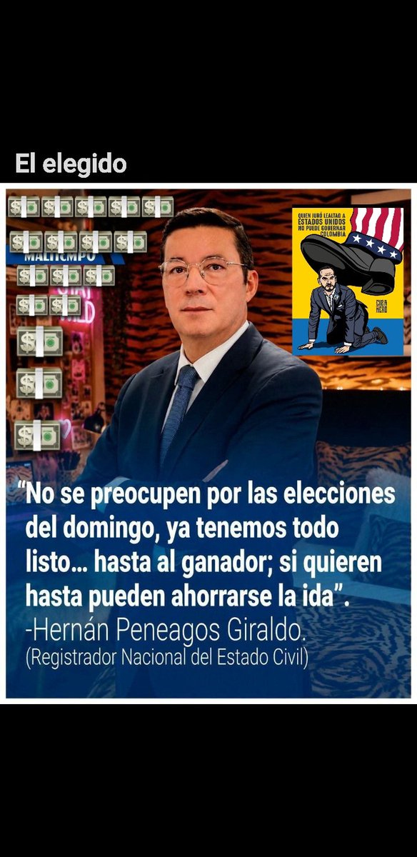 rcg2782's tweet photo. @Registraduria Vendidos y dando explicaciones ?
CORRUPTOS,el FRAUDE está comprobado y analizado muy PROFESIONALMENTE. https://t.co/ew8MSCy5kG
