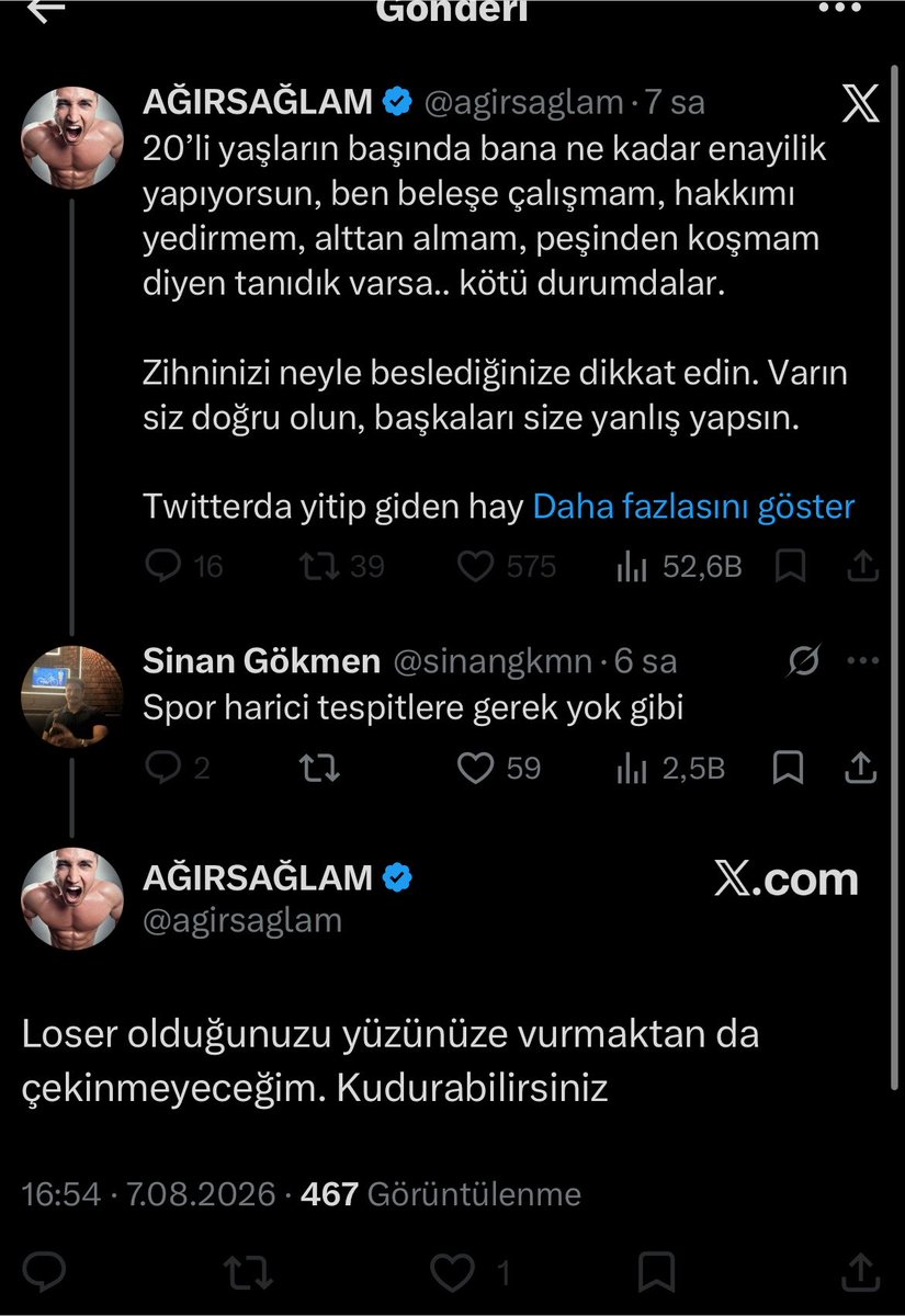 sinangkmn's tweet photo. @agirsaglam kitlesi olduğu için her şeyi söyleyebileceğini zanneden Furkan en ufak eleştiride engelleyecek kadar da kırılgan https://t.co/VOSRjjSKkS