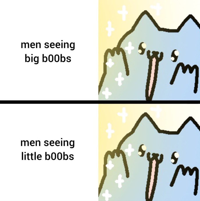 belikeski's tweet photo. We really don’t care as long as it’s boobs https://t.co/oXqbFixIo3