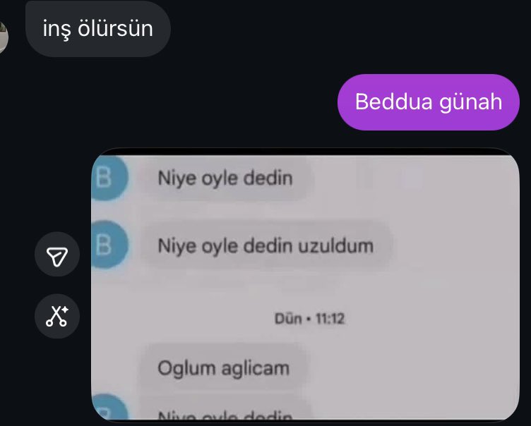 selyynss's tweet photo. bize gelen en normal mesaj ve cevabım iyilik iyidir beddua kötüdür https://t.co/TEaTuhsMeO