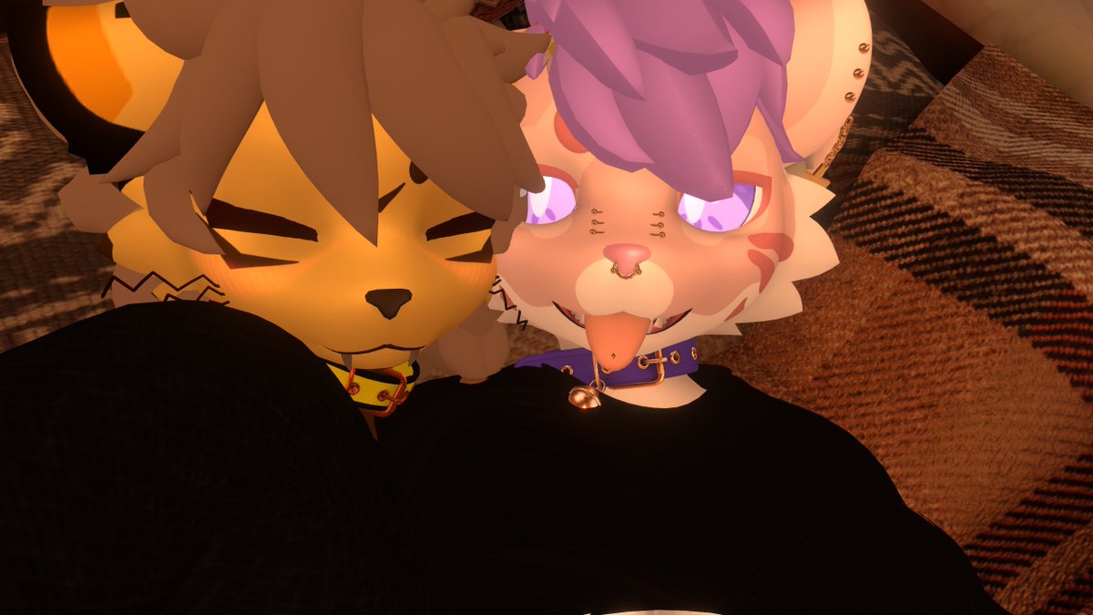 TheBeeBea_'s tweet photo. Snuggle time! @Pr07ect_Sharky
#vrc #vrchat https://t.co/uK0iBbsfPm