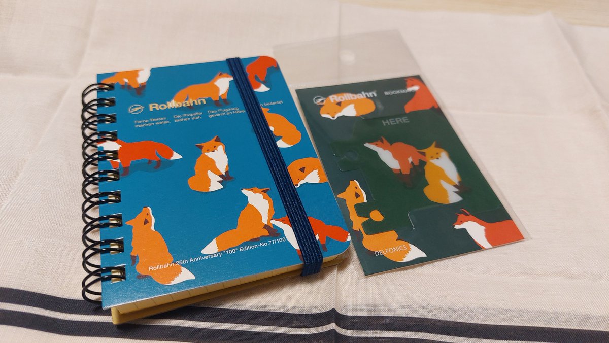 citronruby's tweet photo. なんでキツネのブクマ買ったかというと....
実は、ロルバーン100でキツネさんだったので、ちょうどお揃いって言うのでお迎えしたのであるー。色味違うけどアリだと思う。
#ロルバーン https://t.co/c7PDWDgKtr