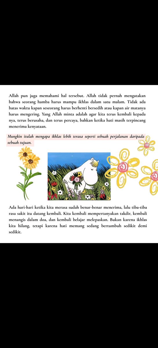 dejouuu's tweet photo. terus aku nangiss sejadi-jadinya hari ini, mau coba ikhlasin tapi susah, ada sedikit rasa kecewa. terus udah berhenti nangis bentar pas inget nangis lagii.. terus ngerasa kayak "kenapa ya susah buat mikir kalo ini mungkin yang terbaik". terus  pas scroll tiktok nemu reminder ini https://t.co/qY4glv6igt