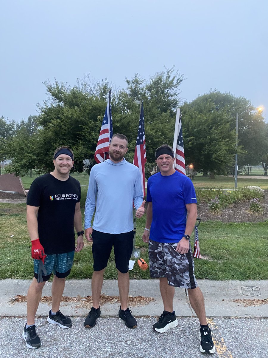 F3RiskyBusiness's tweet photo. Good Morning @F3Omaha ! A good time was had at @F3TheArmory today. We listened to songs that US troops have listened to leading up to or during combat. The 🥊⬇️ went well, an FNG (Porkicorn) showed up, and the COT was lengthy. Thx to the 8 other HIMs who were there! 👊🏻 https://t.co/gWAAtlt30l