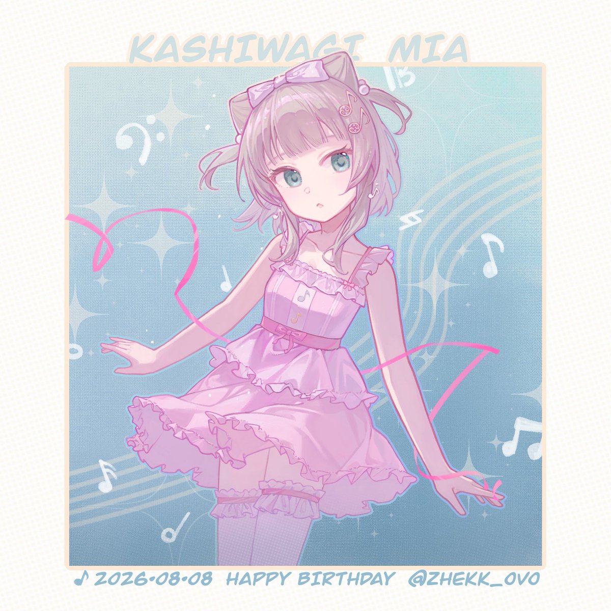 zhekk_ovo's tweet photo. 💕美亜ちゃん誕生日おめでとう🐱🎶
#オンゲキ #柏木美亜 
#柏木美亜生誕祭2026
#ongeki_art https://t.co/OnXT6KylNw