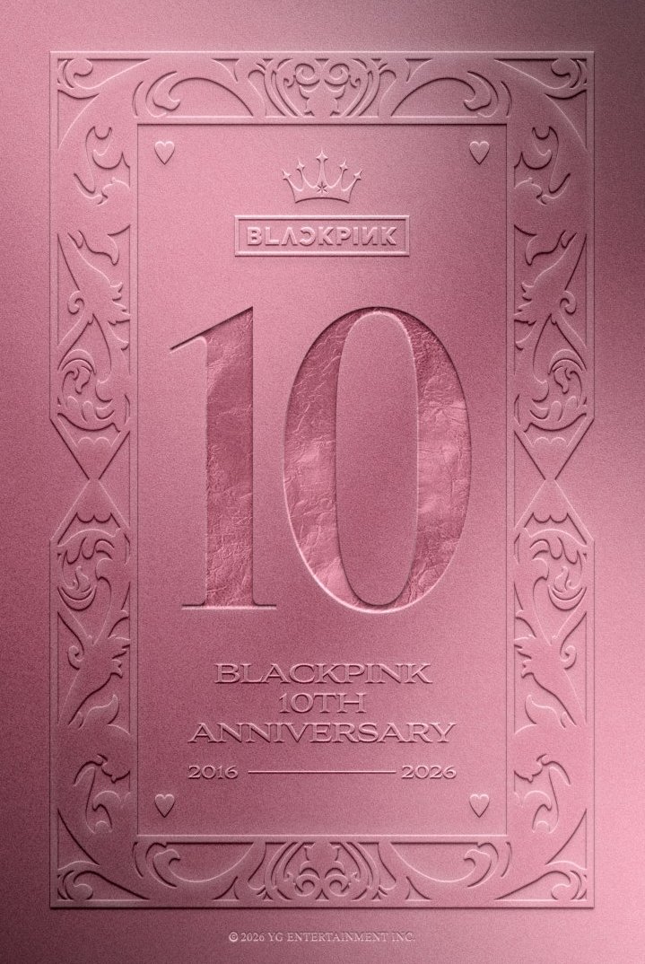 BLACKPINKSCRAVE's tweet photo. YG Entertainment Officiall Poster for BLACKPINK's 10th Anniversary. https://t.co/3fhCSkS0AR