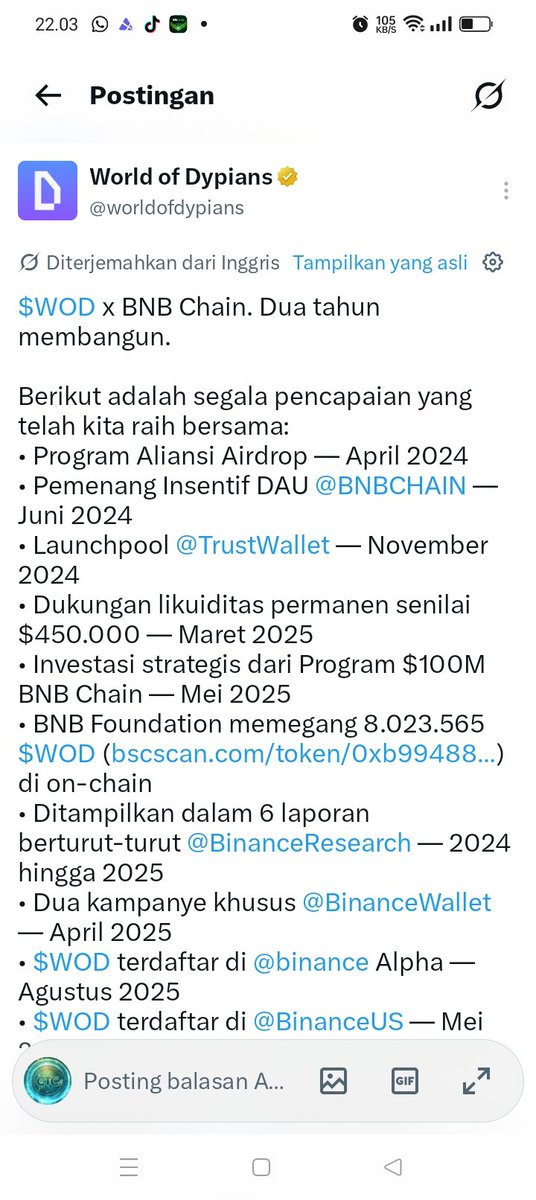 Hasansidi1773's tweet photo. @worldofdypians @BNBCHAIN @TrustWallet https://t.co/zXqUKcDiSk