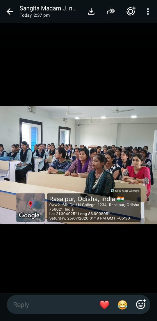 official8547's tweet photo. Awareness programme on Cyber Security for Women Safety, organised by Shaktishree Empowerment Cell of Dr. Jadunath College, Rasalpur on dated :25th july 2026.
#ShaktishreeEmpowermentCell
#CyberSecurityForWomen
#AwarenessProgramme
#amagouravamacollege https://t.co/ZRLYxzoOyD