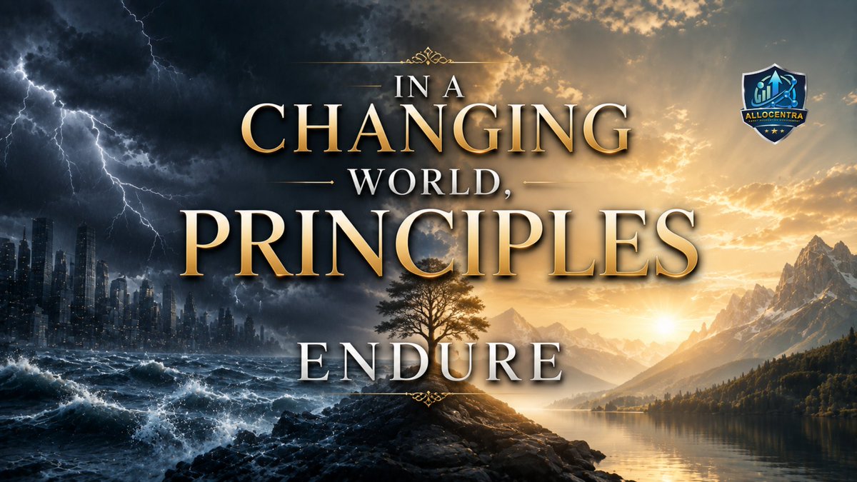 allocentra61094's tweet photo. In a Changing World, Principles Endure.
Markets change. Technology evolves. But lasting success is built on timeless principles, disciplined execution, and long-term thinking.
#AllocentraAI #FutureOfFinance #AI #Investing
https://t.co/ZSCORQEnfr https://t.co/xt8v6vB6DY