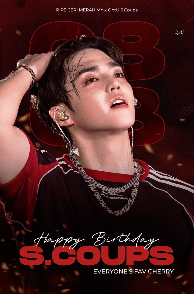 ripecerimerahMY's tweet photo. 𝐇𝐀𝐏𝐏𝐘 𝐒.𝐂𝐎𝐔𝐏𝐒 𝐃𝐀𝐘 🍒

Happy birthday to our general leader, our favourite cherry ⊹ ࣪ ˖

생일 축하해요, 우리의 총괄리더이자 가장 사랑하는 체리 ⋆˙⟡

#RIPECHERRY_MY #에스쿱스 #SCOUPS
#승철 #최승철 #세븐틴  #SEVENTEEN  
@pledis_17 https://t.co/q4aewenyK1