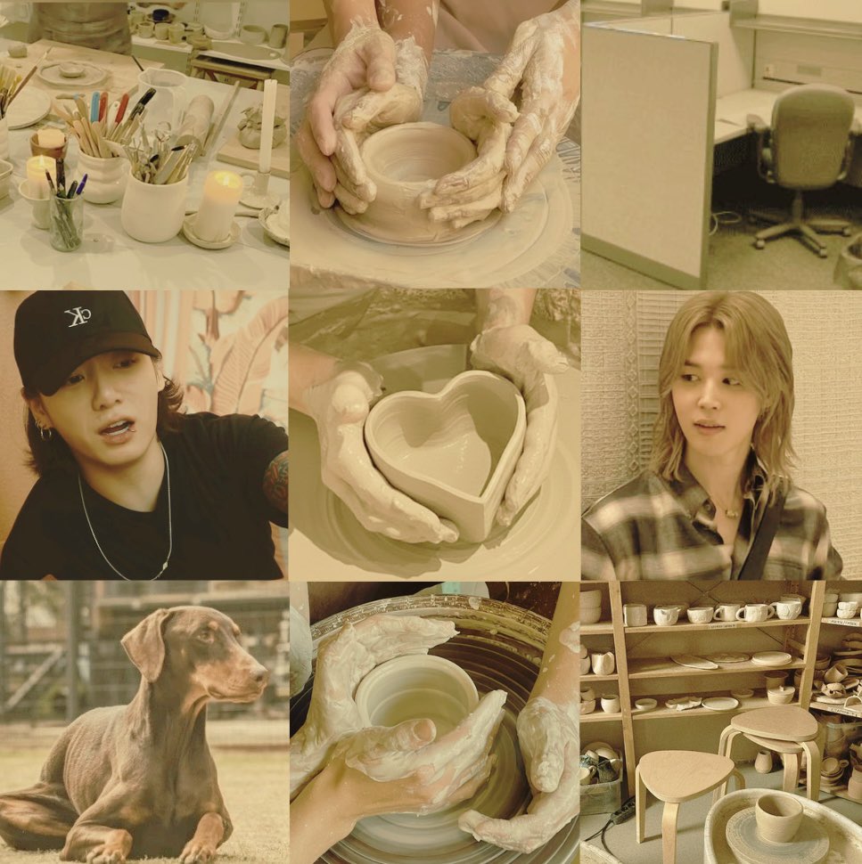 annie_vi3's tweet photo. GLAZED AND CONFUSED

• jikook fic, Part 2/2
• overworked!JM, pottery teacher!JK
• grumpy x sunshine romcom vibes
• an absurd amount of pottery jokes
• written for @jikook4plstn 🍉

https://t.co/QJb2IxqZRe

this 2-part fic is COMPLETE! ✨ https://t.co/t5QpeBOBNQ