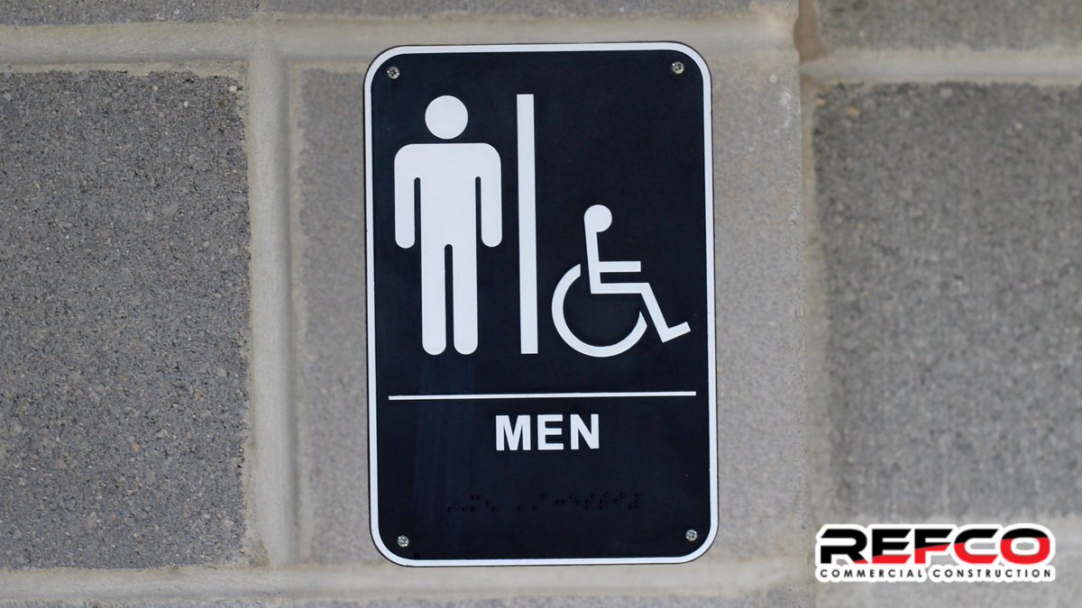 _Refco's tweet photo. Clear, durable #restroomsignage helps improve accessibility, organization, and the overall experience for employees and visitors. We offer quality bathroom #signagesolutions designed to meet the needs of #commercialfacilities while complementing your space. https://t.co/hdvY31olRy