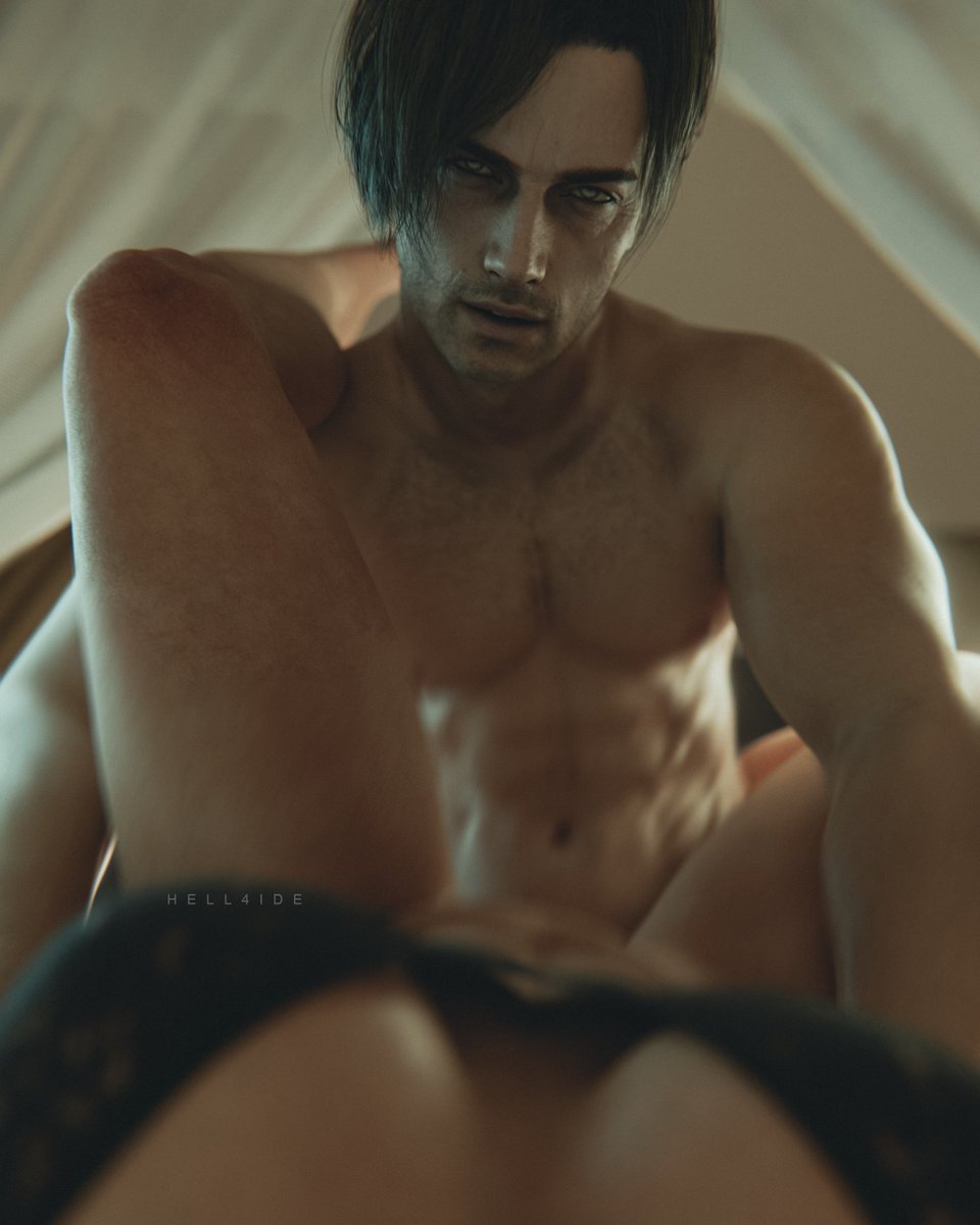 hell4ide's tweet photo. locked eyes #leonkennedy https://t.co/9K08bRpcFj