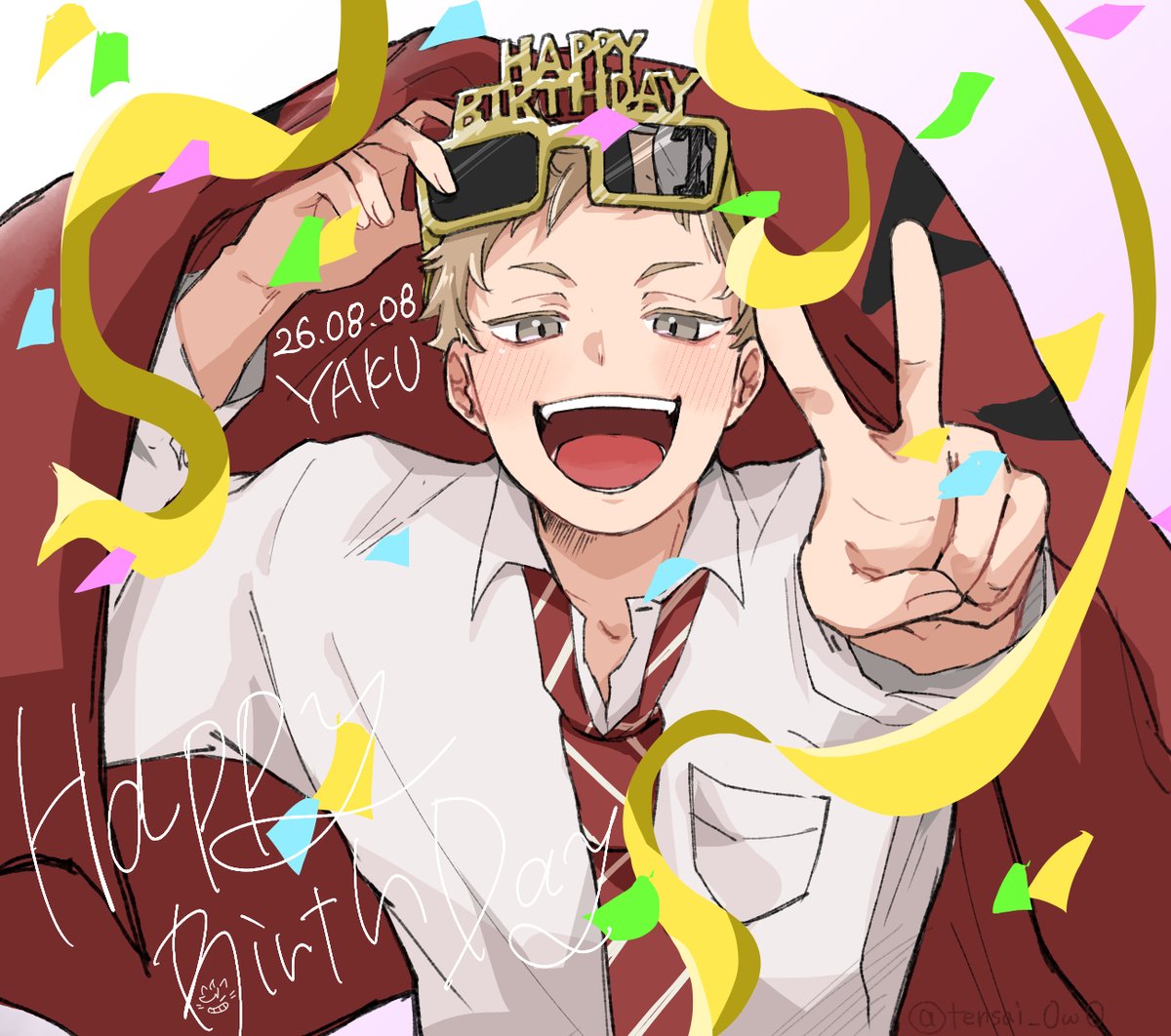 tensai_0w0's tweet photo. 健やかであれ🎊
#夜久衛輔生誕祭2026
#夜久衛輔誕生祭2026 https://t.co/NiwUmJbdu7