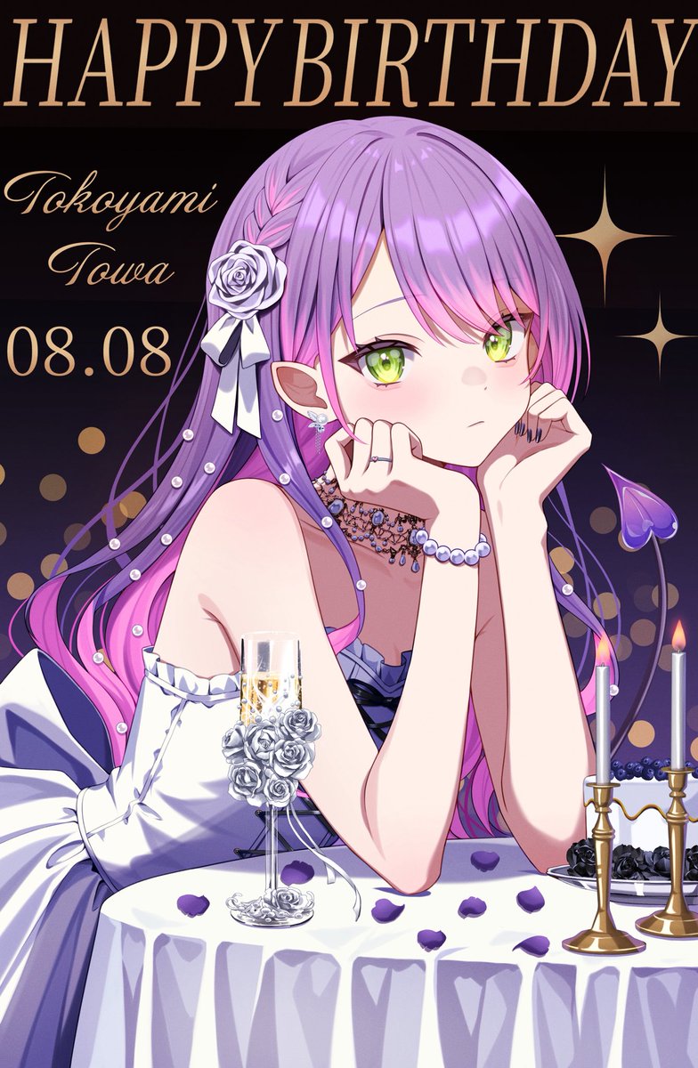 na_mtk5's tweet photo. トワ様お誕生日おめでとうございます👾✨ #常闇トワ生誕祭2026  #TOWART https://t.co/a7Ke09q0d4