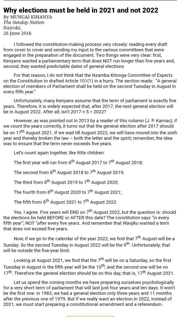 mtuwapicha's tweet photo. @ntvkenya Even the previous election was on the wrong date! IEBCs legal team has been ignoring this. https://t.co/8lcsEHpxzG