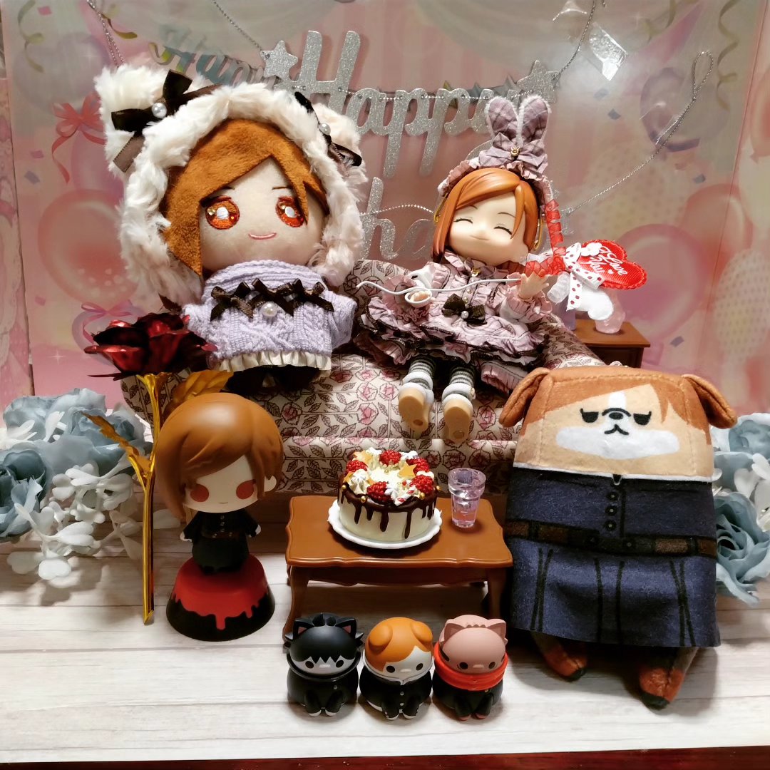 soudasan's tweet photo. 野薔薇ちゃんお誕生日おめでとう〜🥰🌸
ウサギのエプロンドレスとっても似合ってるね！
今年はマスカットタルトでお祝いだよ。
ハートのバルーン🎈も可愛いね💕
野薔薇ちゃん大好き💕Chu Chu💕
今年も幸せに過ごしてね。
ウフフ😍🌸
#釘崎野薔薇誕生祭2026
#釘崎野薔薇生誕祭2026 https://t.co/XanPeuPZEB