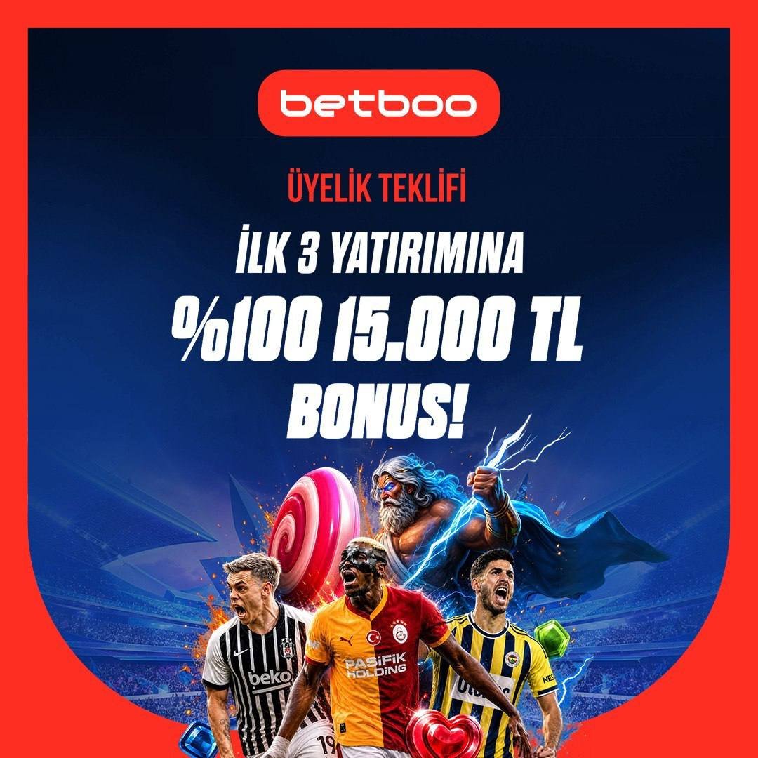 betboo26's tweet photo. ☀️ Betboo’da Yaz Bonusu Başladı! 🎁

İlk 3 yatırımına özel 3 x %100 bonus, toplam 15.000 TL’ye kadar üyelik bonusu!

💰 1. yatırım: Anında %100 bonus
⚡️ 2. ve 3. yatırım: Ertesi gün %100 bonus
🎯 Her yatırımda 5.000 TL’ye kadar bonus

Üye olmak için ▶️  https://t.co/aqD1nFHDjJ https://t.co/LAaXaqlOCA