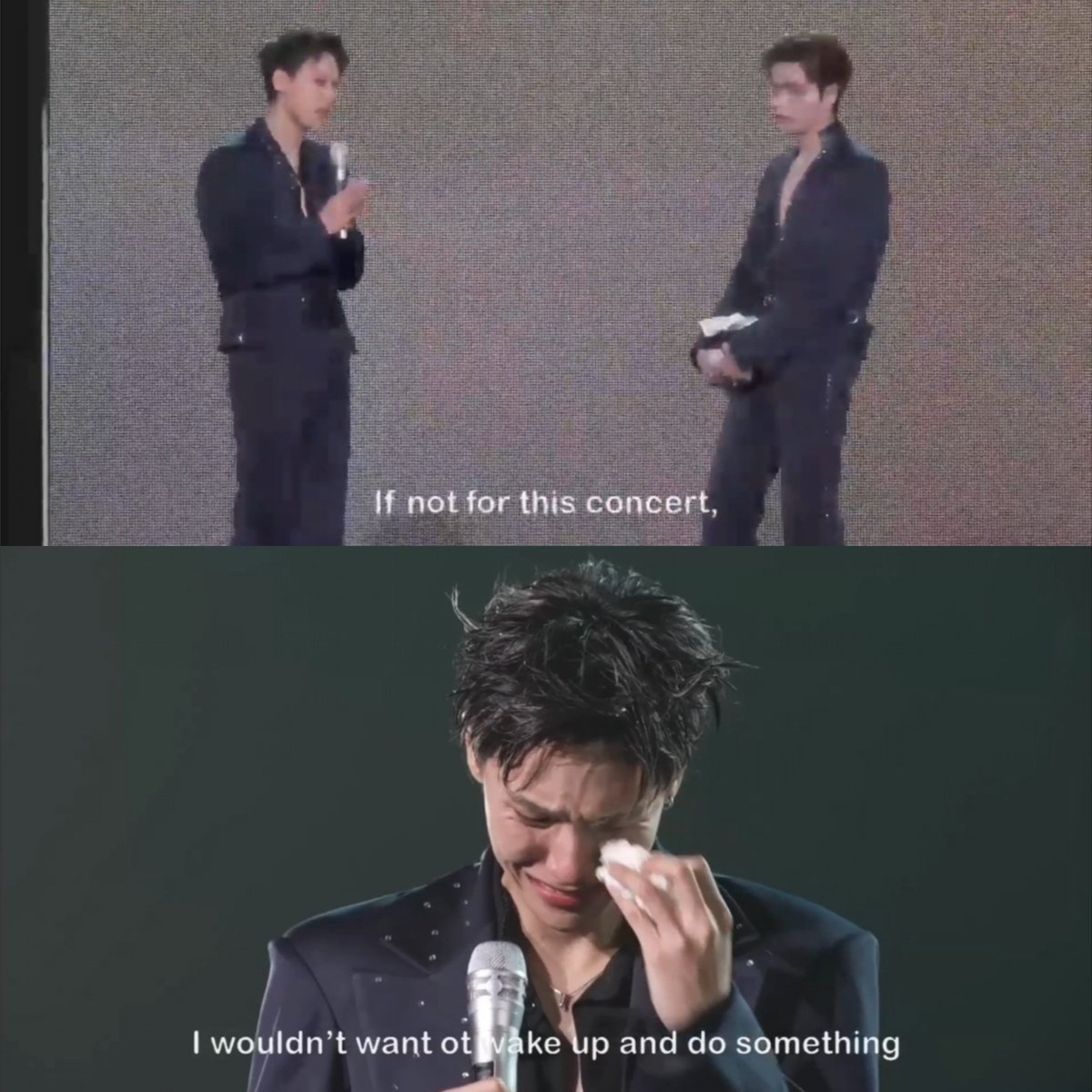 rcdstring's tweet photo. THOSE PEOPLE NEED TO GO TO HELL even junior who rarely cry in front of the fans cant stop crying for ten minutes. they were exhausted from the concert preparations and had to face those people's nonsense. my heart broke to pieces 😭 https://t.co/nYbSKZYGVN