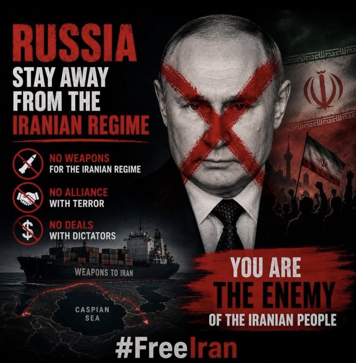 persianlion26's tweet photo. @OperHealAmerica Free Iran from all devils and the barbaric islamic regime #IranMassacre‌ #FreeIran #KingRezaPahlavi‌ForIran https://t.co/BKRfM5zrvs